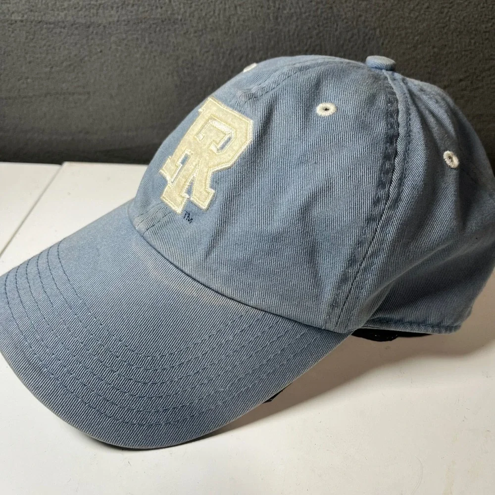 Rhode Island Rams Hat Twins Enterprise The Franchise Fitted Blue Cap Small